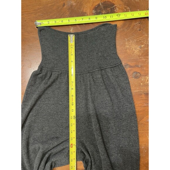 Anthropologie Sparrow Wide Leg Sweater Pants Merino Wool Blend Gray M Comfy Cozy - Picture 8 of 11